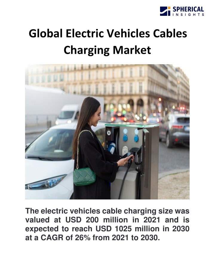 global electric vehicles cables charging market n.w