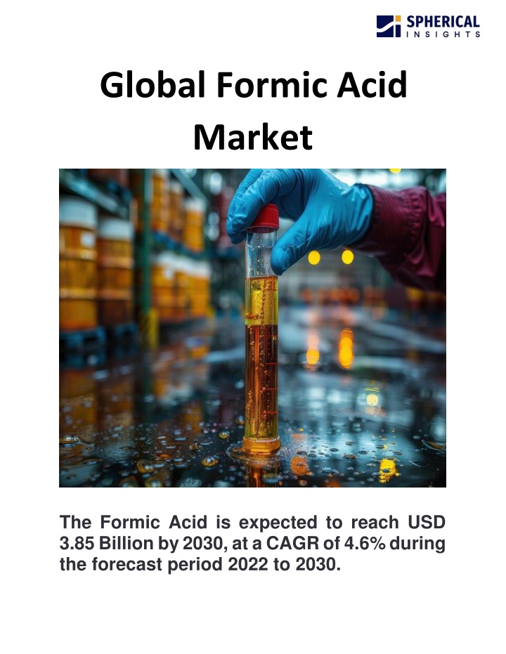 global formic acid market n.w