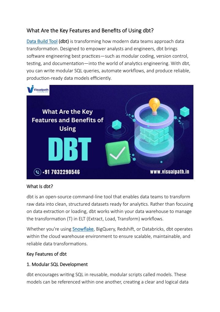 what are the key features and benefits of using n.w