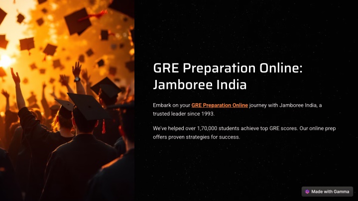 gre preparation online jamboree india n.w