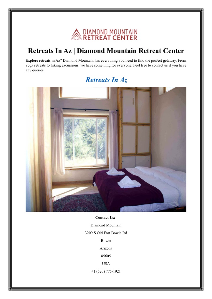 retreats in az diamond mountain retreat center n.w