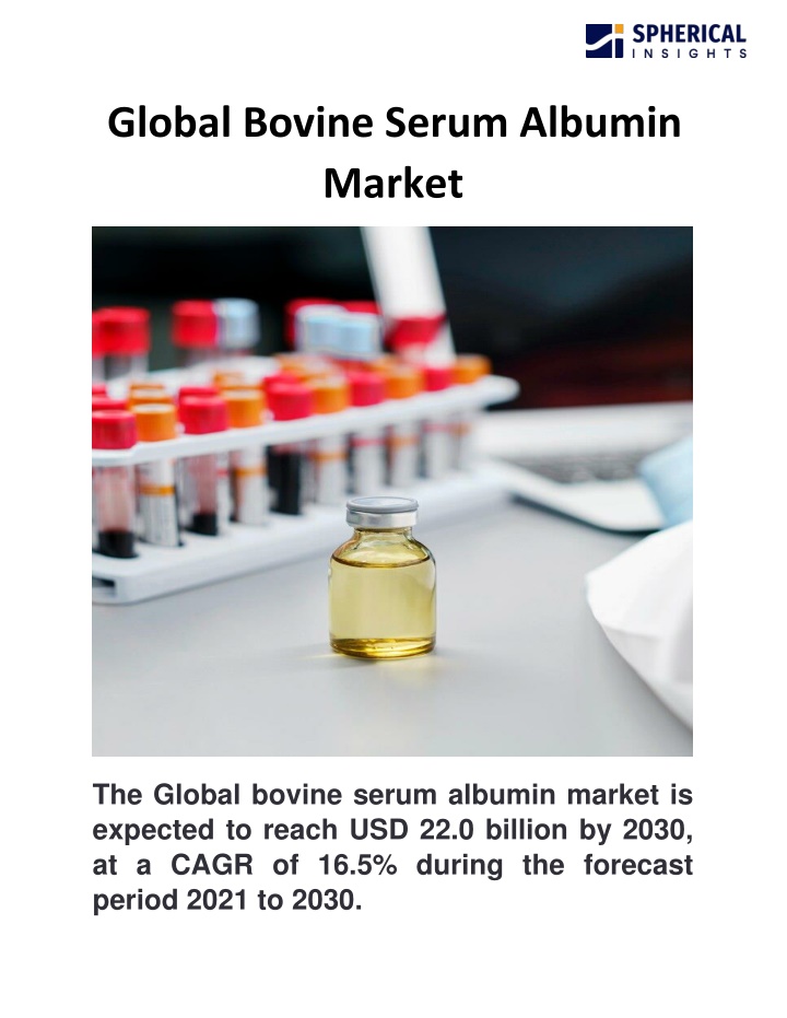 global bovine serum albumin market n.w