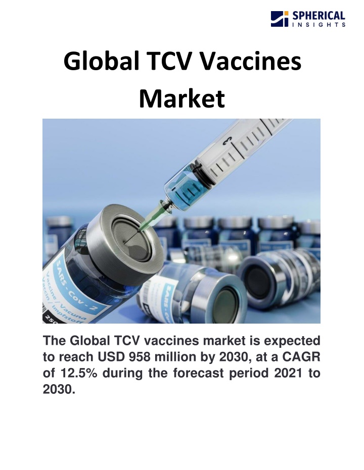 global tcv vaccines market n.w