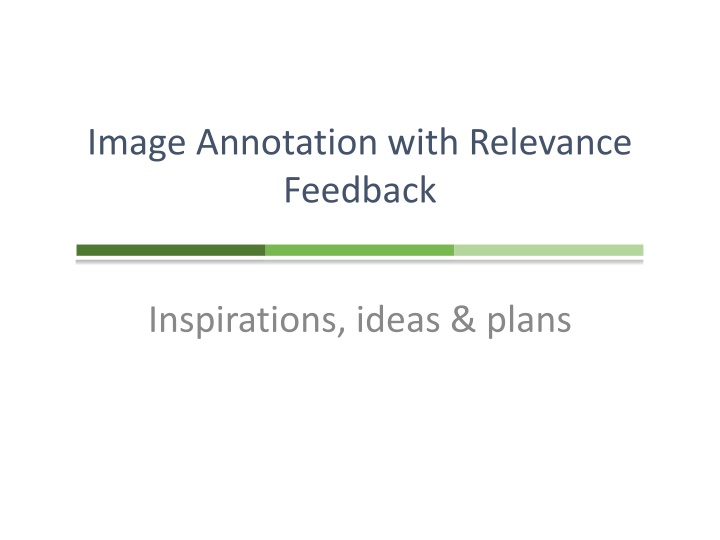 image annotation with relevance feedback n.w
