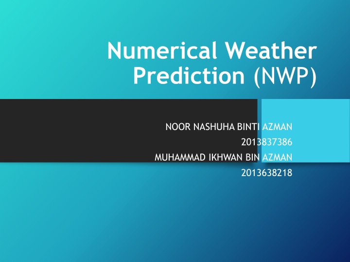 numerical weather prediction nwp n.w