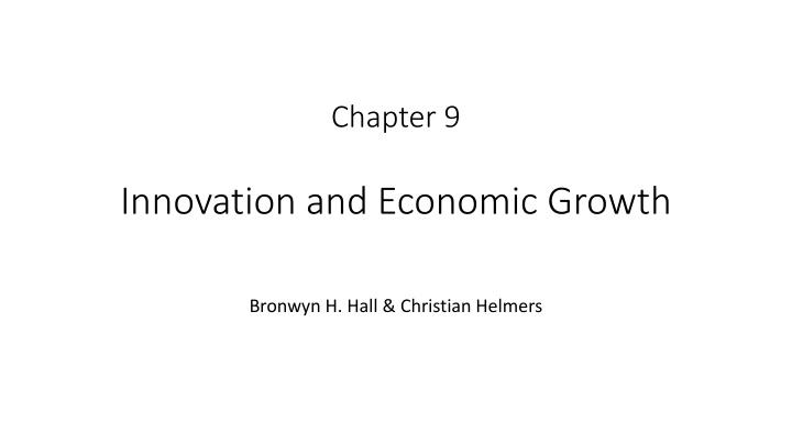 Innovation and Economic Growth: Linking Innovation to Prosperity