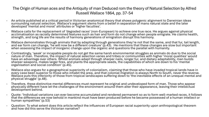 the origin of human aces and the antiquity n.w