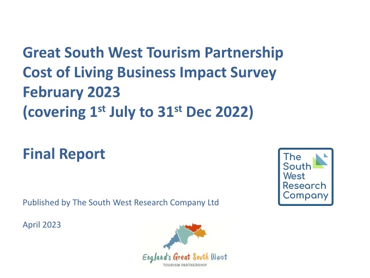 great south west tourism partnership cost n.w