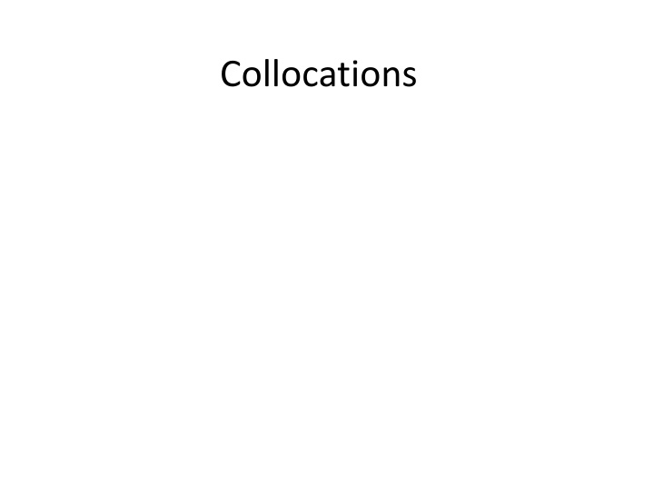 collocations n.w