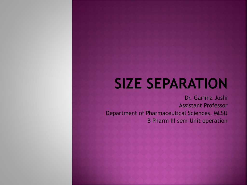 size separation n.w