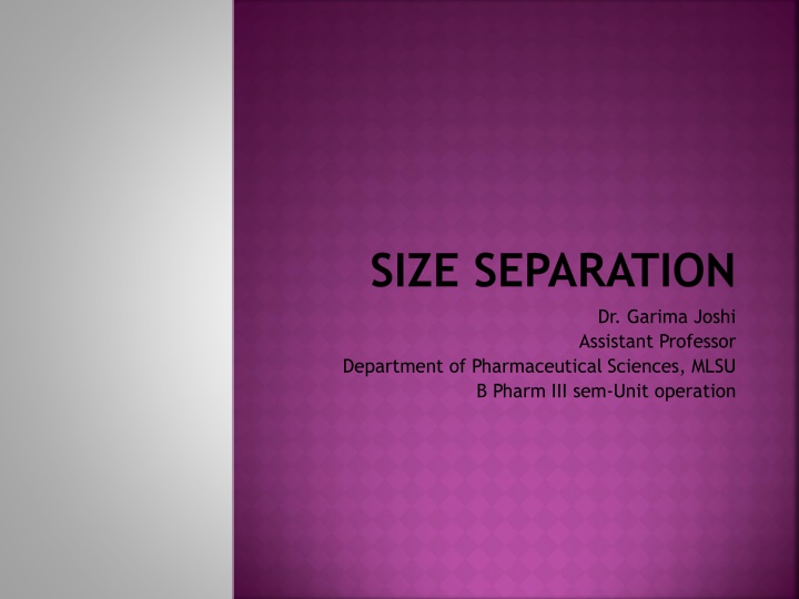 size separation n.w
