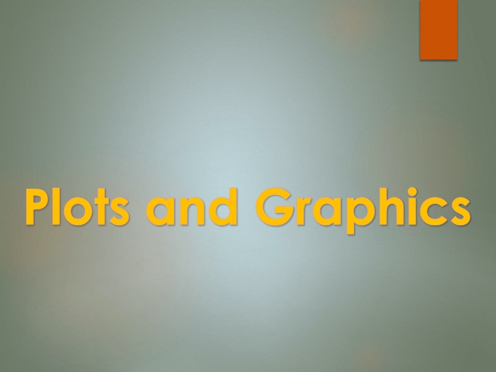 plots and graphics n.w