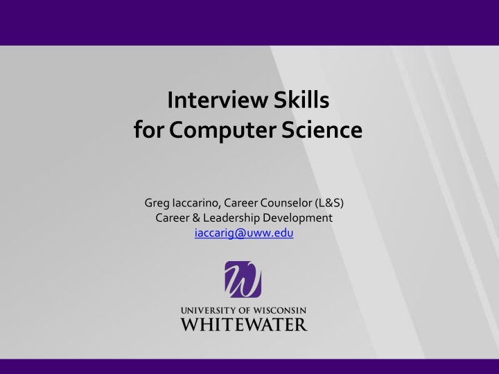 interview skills for computer science n.w