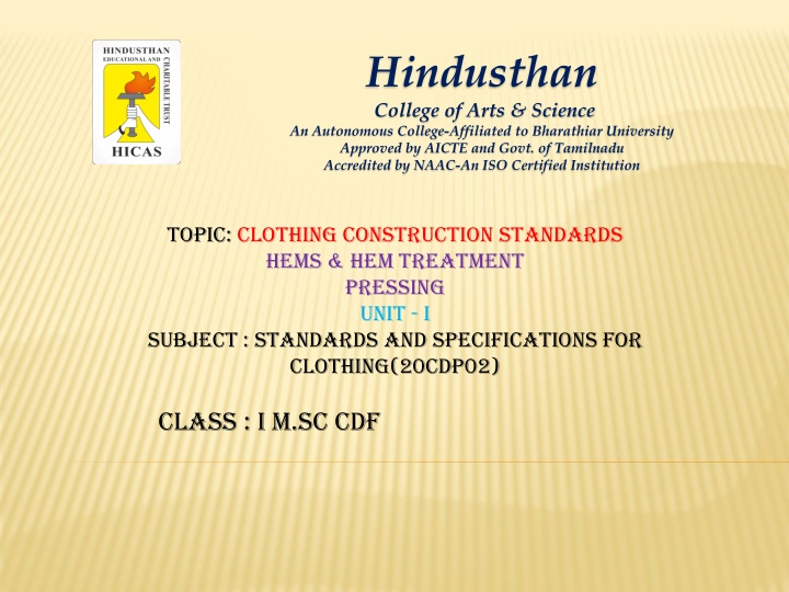 hindusthan college of arts science an autonomous n.w