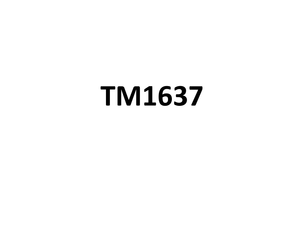 tm1637 n.w