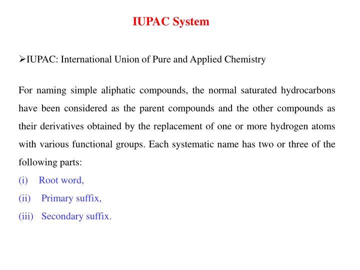 iupac system n.w