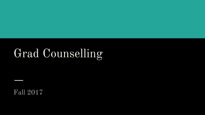 grad counselling n.w