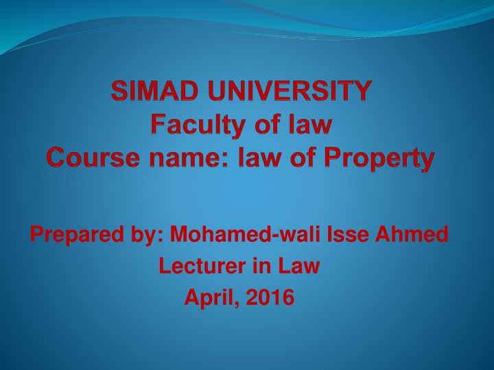 prepared by mohamed wali isse ahmed lecturer n.w