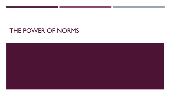 the power of norms n.w