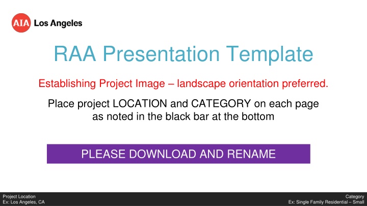 raa presentation template n.w