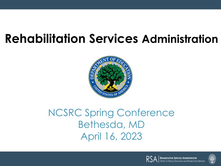 rehabilitation services administration n.w
