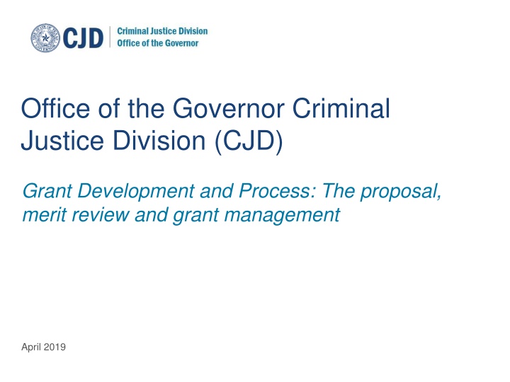 office of the governor criminal justice division n.w