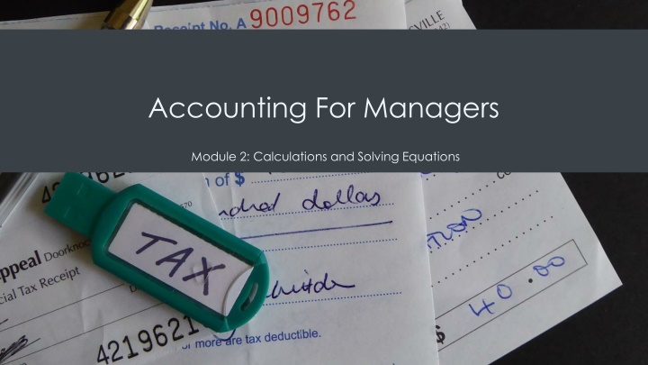 accounting for managers n.w