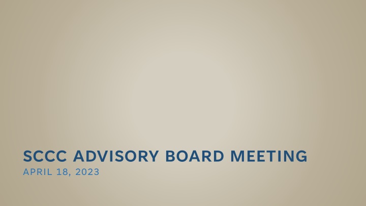 sccc advisory board meeting april 18 2023 n.w