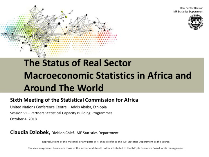 real sector division imf statistics department n.w