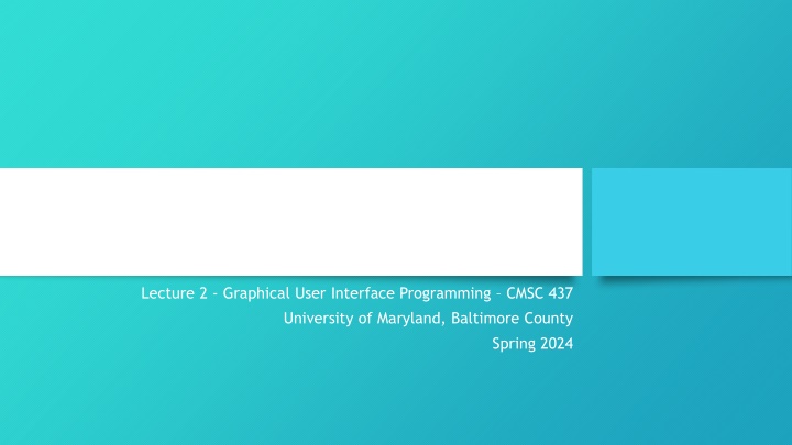 basic gui design principles n.w
