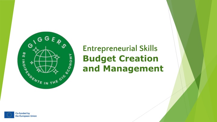entrepreneurial skills budget creation n.w