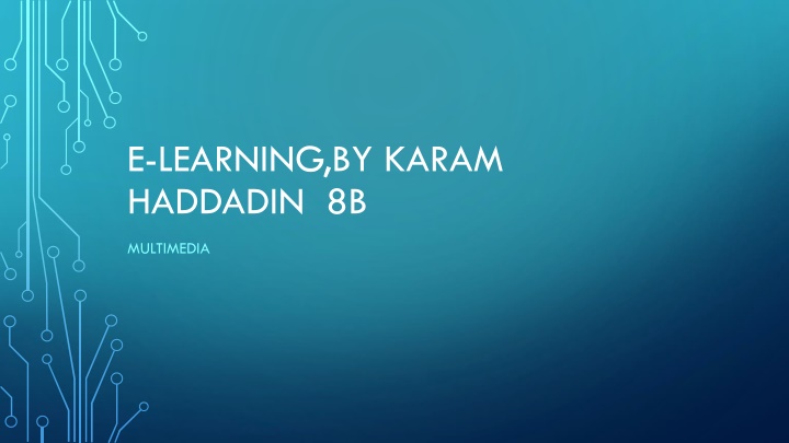 e learning by karam haddadin 8b n.w