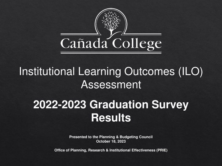 ILO Assessment: Graduation Survey Results 2022-2023