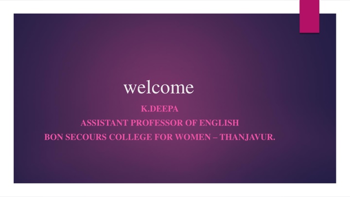 welcome n.w