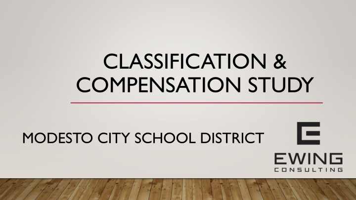 classification compensation study n.w
