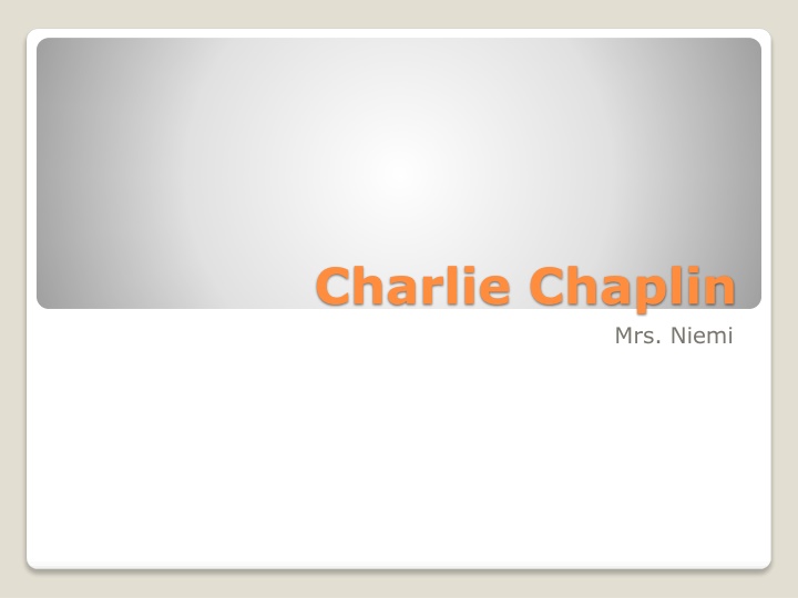 Charlie Chaplin - Master of Silent Comedy