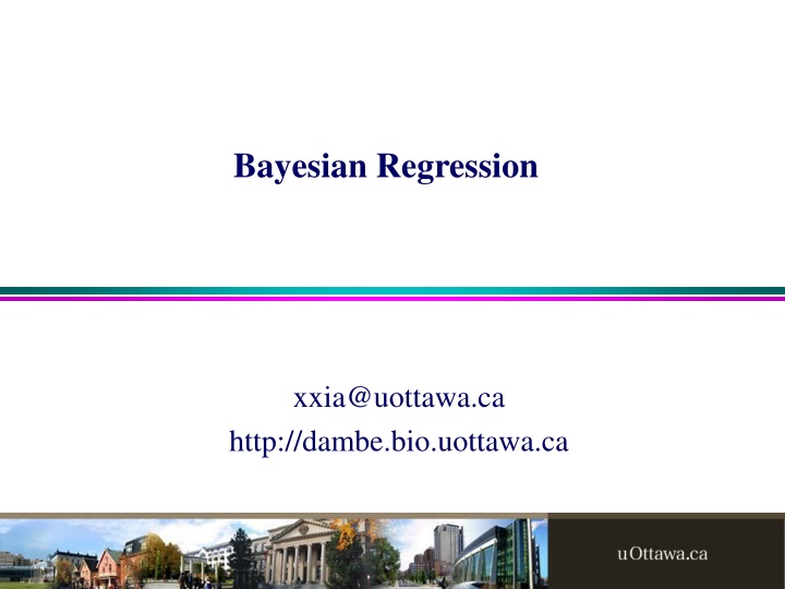 bayesian regression n.w