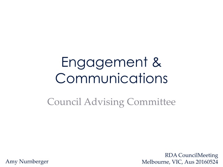engagement communications n.w