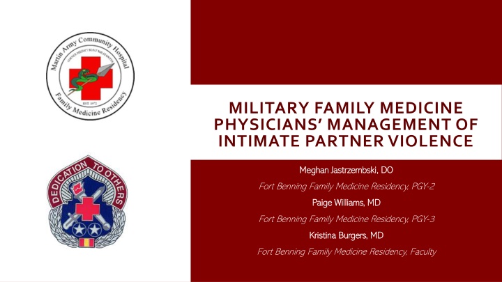 military family medicine physicians management n.w