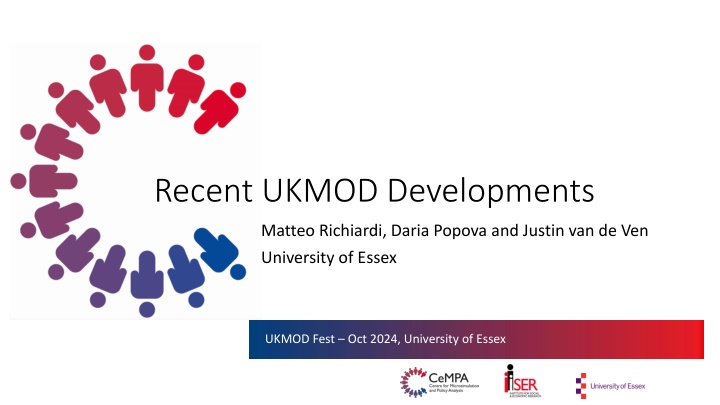 recent ukmod developments n.w