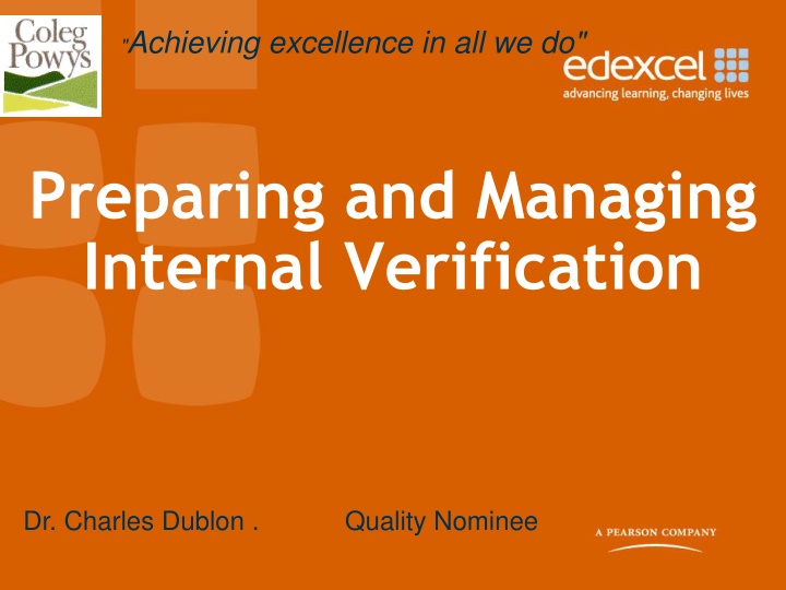 achieving excellence in all we do n.w