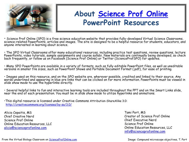 about science prof online powerpoint resources n.w