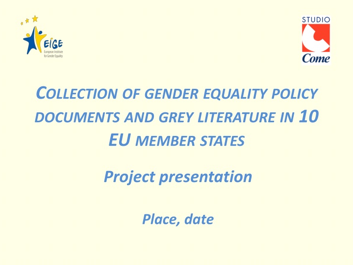 c ollection of gender equality policy documents n.w
