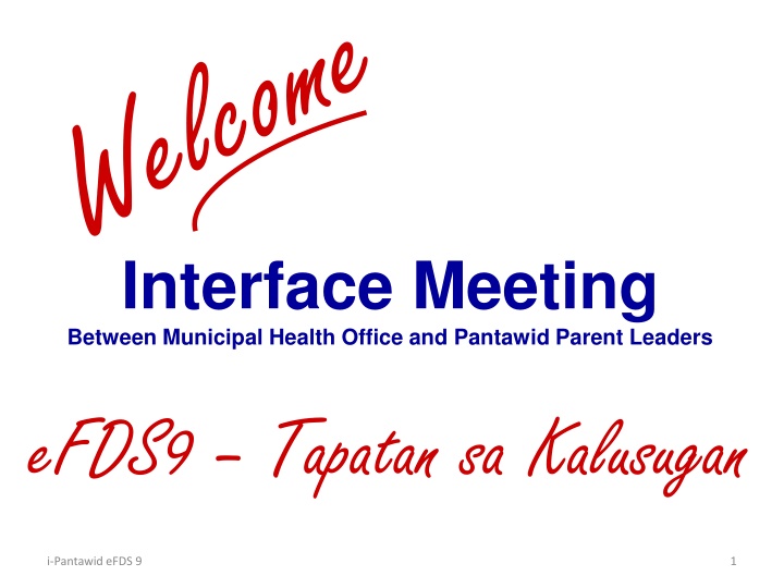 interface meeting between municipal health office n.w