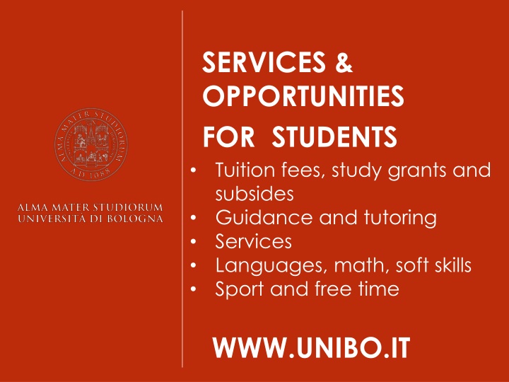 services opportunities for students tuition fees n.w
