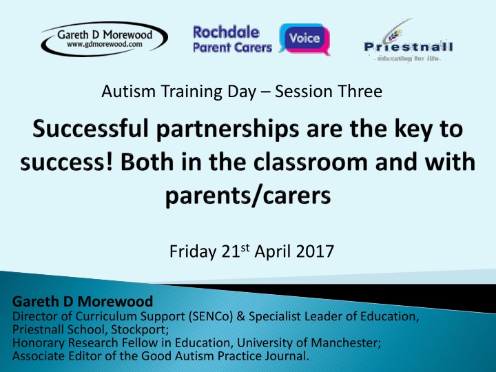 autism training day session three n.w
