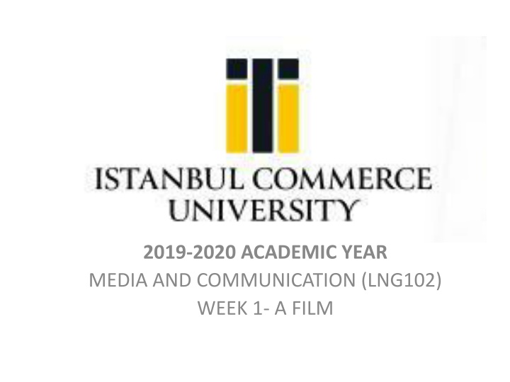 2019 2020 academic year media and communication n.w