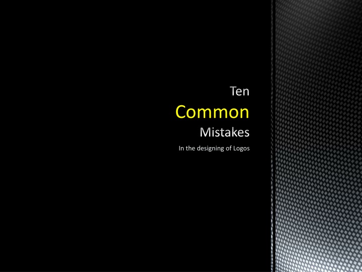 Common Logo Design Mistakes and Tips