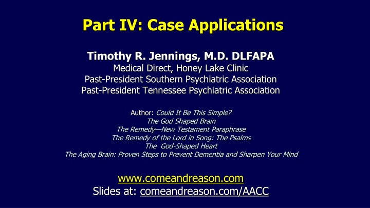 part iv case applications n.w
