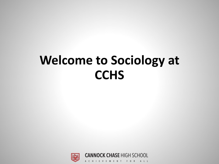 welcome to sociology at cchs n.w